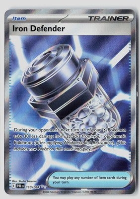 Iron Defender 110/084 Ultra Rare Pitch Black Pokemon Studio Bora Inc.