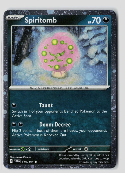 Spiritomb (Cosmos Holo) 129/198 Uncommon Pokemon NM