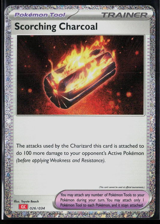 Scorching Charcoal 026/034 Classic Collection Trading Card Game Classic NM