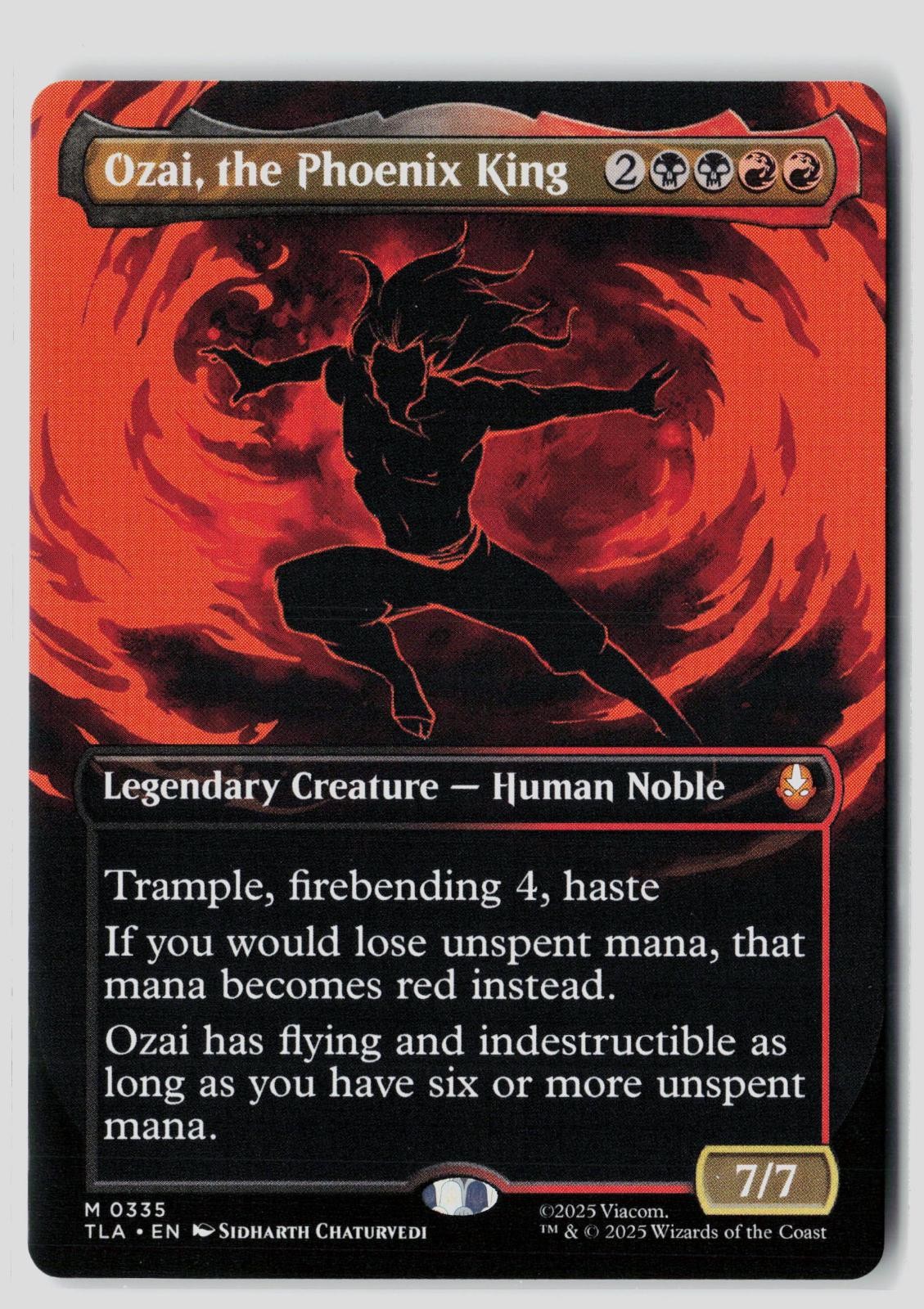 Ozai, the Phoenix King (0335) (Borderless) 335 Mythic NM