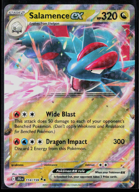 Salamence ex 114/159 Double Rare Journey Together Pokemon NM toriyufu