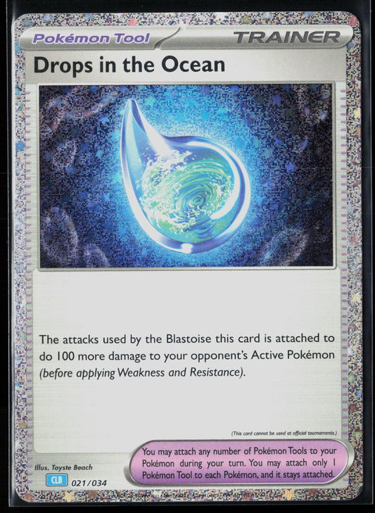 Drops in the Ocean 021/034 Classic Collection Trading Card Game Classic NM