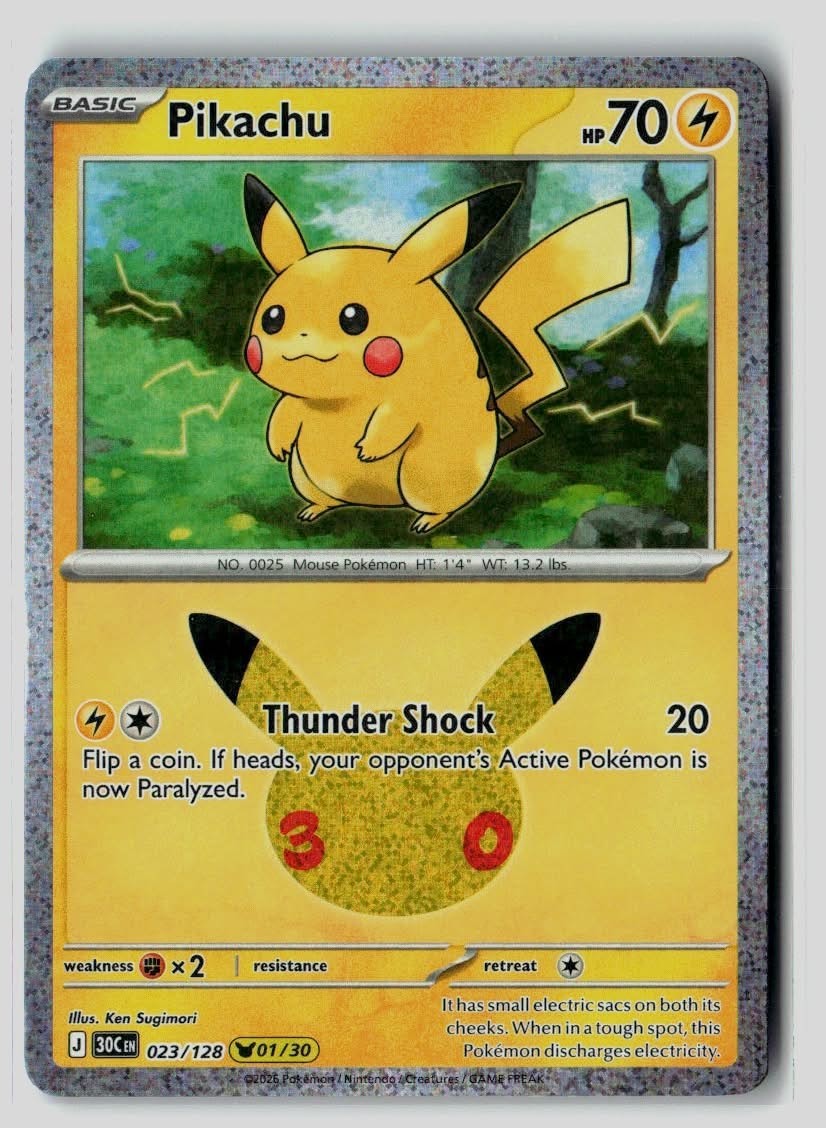 023/128 - Pikachu - Holofoil
